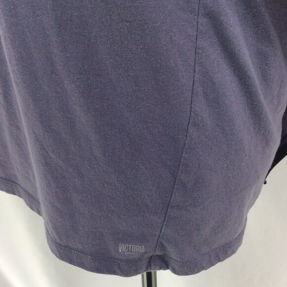 Victoria Sport Top Womens Size Large Split Back Long Sleeve Victorias Secret - Picture 7 of 9